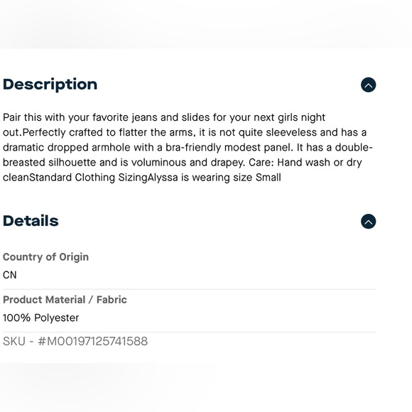 Smythe Blouse Womens Medium Blue Yoda Cap Sleeve Double Breasted Button Slouchy - Picture 3 of 14